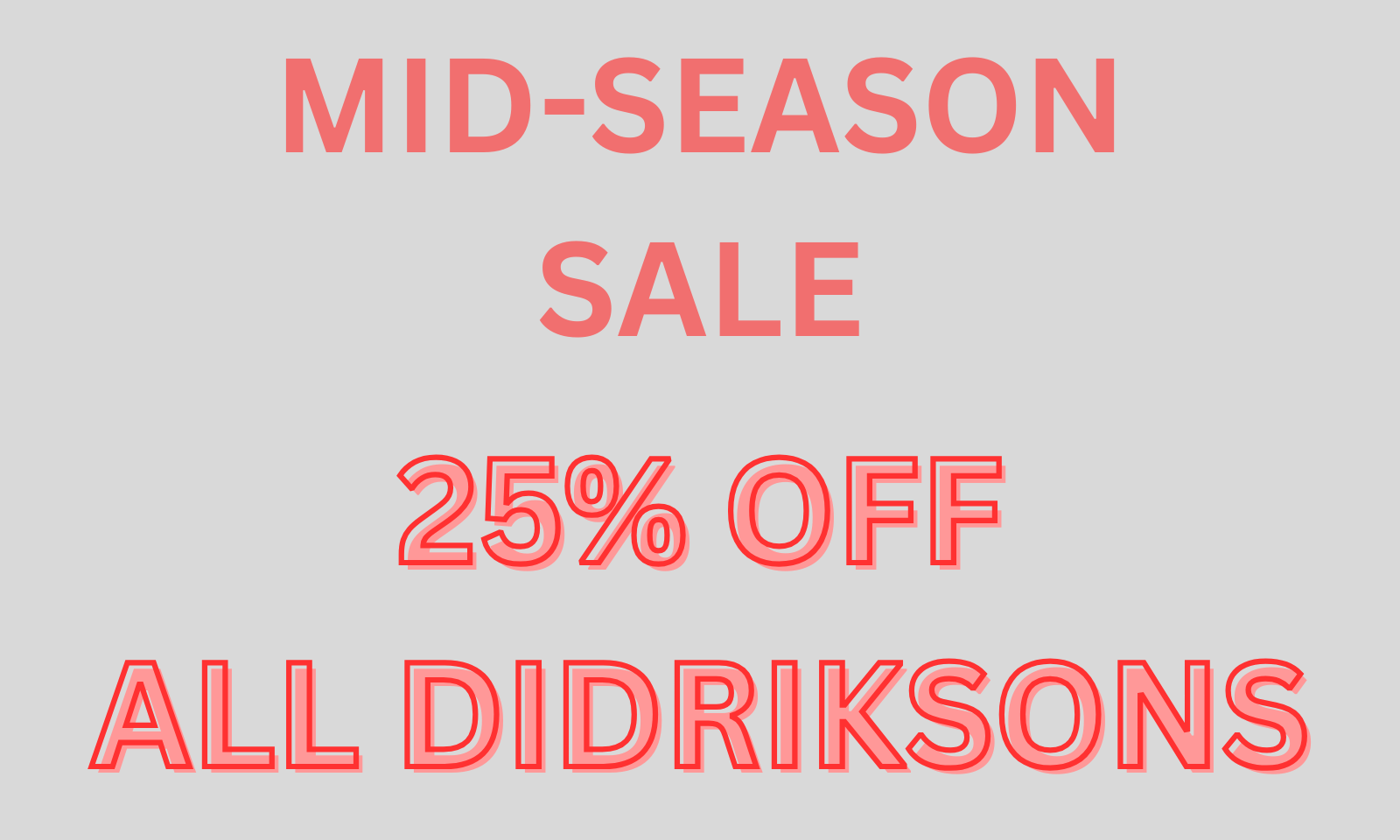 25% OFF DIDRIKSONS