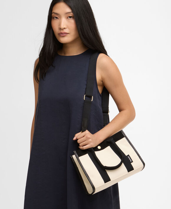 Barbour Selena Mini Bag: Ecru