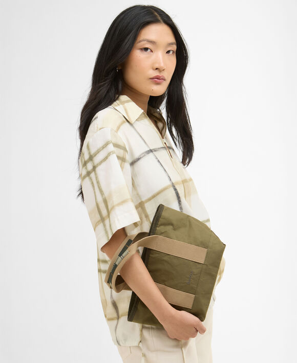 Barbour Mini Mya Tote Bag: Dusky Green
