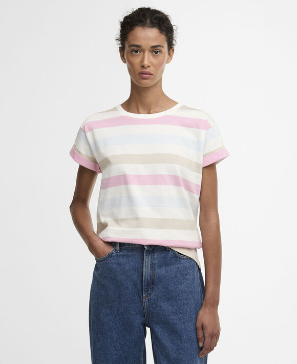 Barbour Lyndale Top: Blue Multi