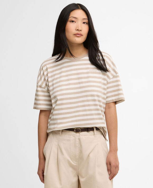 Barbour Adria Top: Light Sand