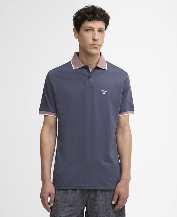 Barbour Cornsay Polo: Washed Navy