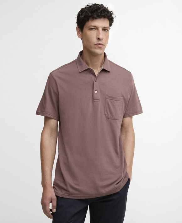 Barbour Steventon Polo: Peppercorn