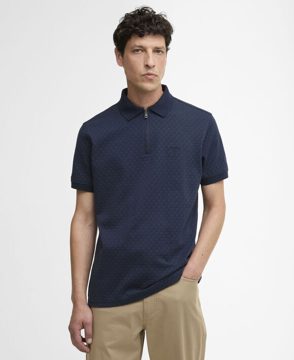 Barbour Hockham Polo: Navy