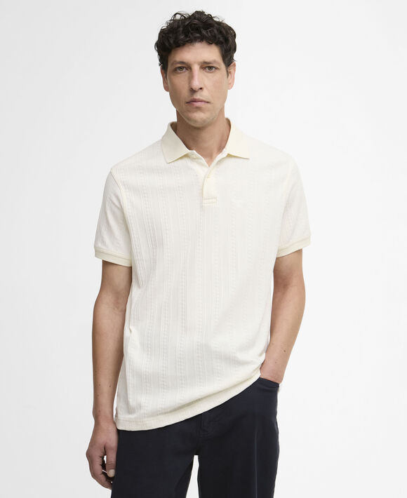 Barbour Harwell Polo: Whisper White