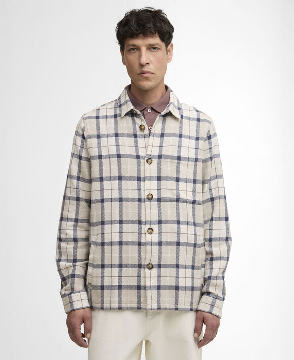 Barbour Vennel Overshirt: Oban Mist Tartan
