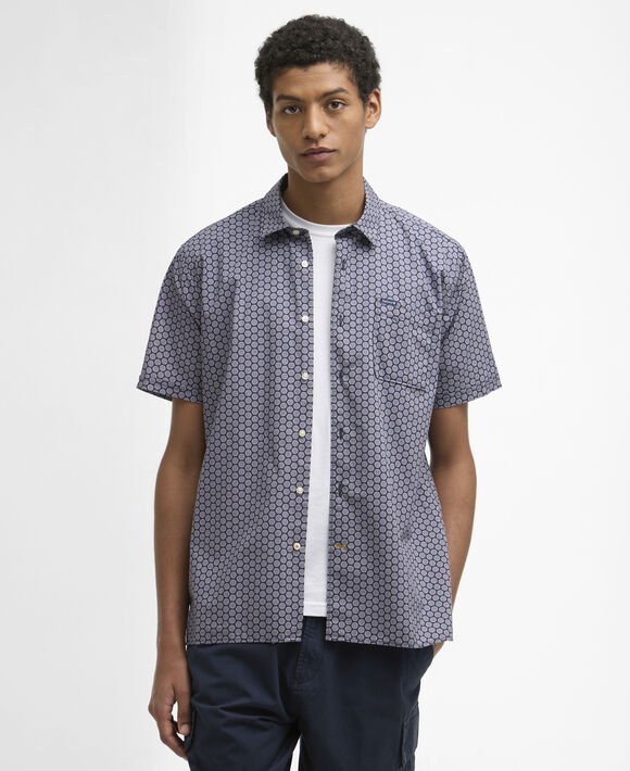 Barbour Appledore Shirt: Navy