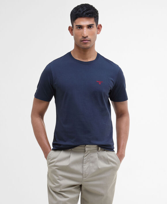 Barbour Essential Sports Tee: Navy