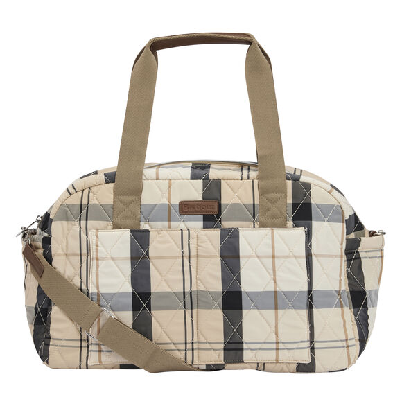 Barbour Wetherham Quilted Holdall: Safari