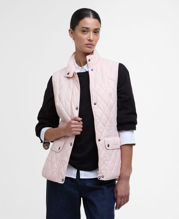 Barbour Otterburn Gilet: Primrose Pink