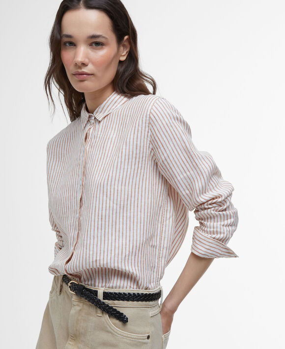 Barbour Marine Shirt: Bran Stripe