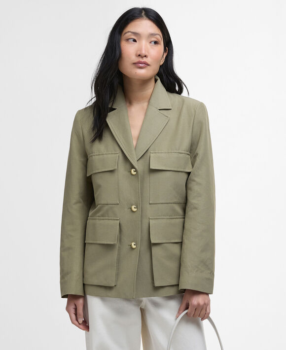 Barbour Atlas Utility Tailored Jacket: Green