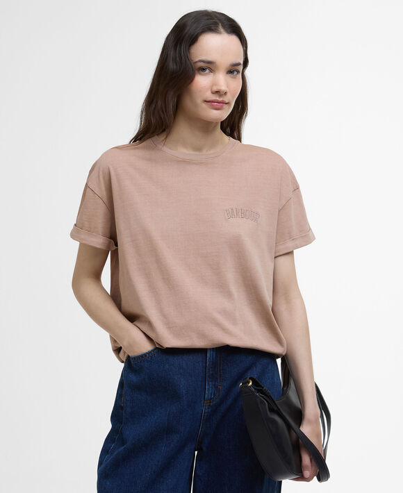 Barbour Sandgate T-shirt: Praline