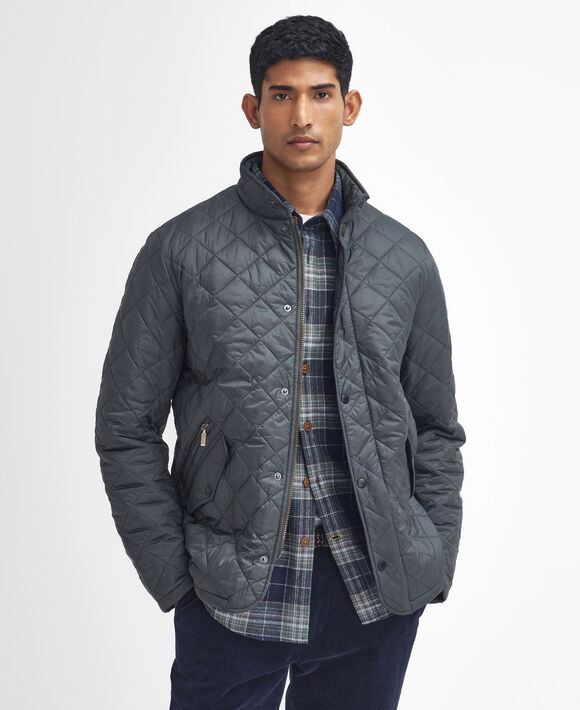 Barbour Flyweight Quilted Chelsea: Charcoal