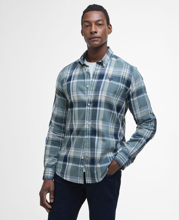 Barbour Kidd TF Shirt: Vintage Teal