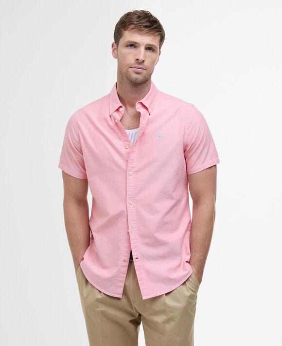 Barbour Oxtown Shirt: Horizon Orange