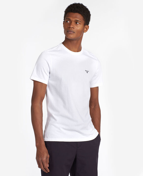 Barbour Essential Sports Tee: White White