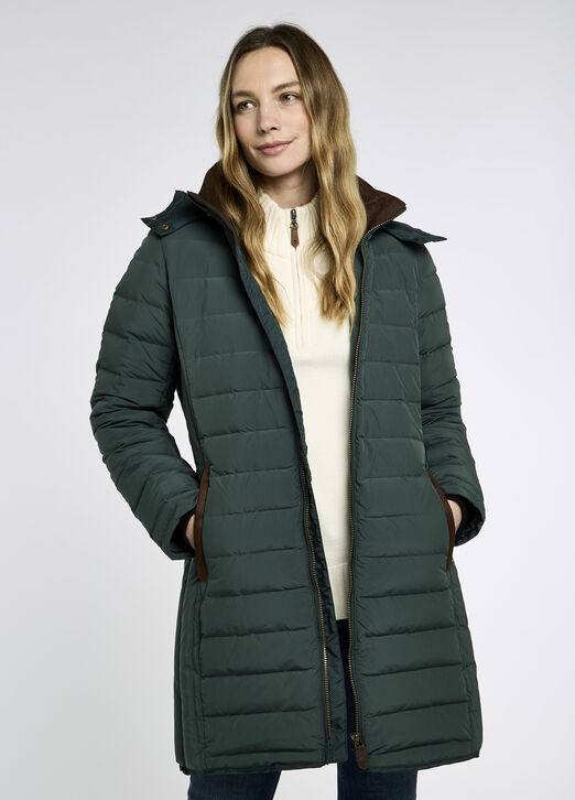 Dubarry Ballybrophy Quilted Jacket: Winter Moss