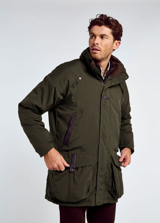 Dubarry Longacre Waterproof Coat: Olive