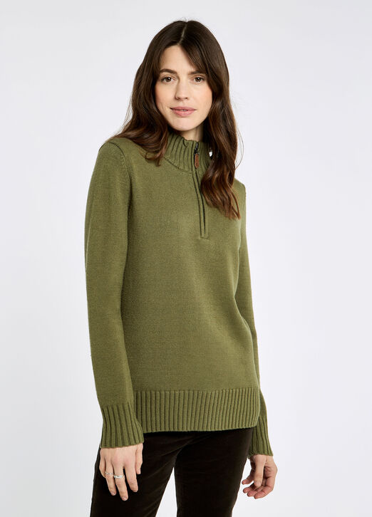 Dubarry Markham Jumper: Dusky Green