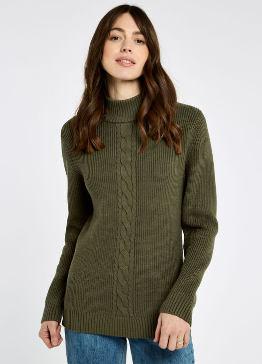 Dubarry Lennon Jumper: Dusky Green