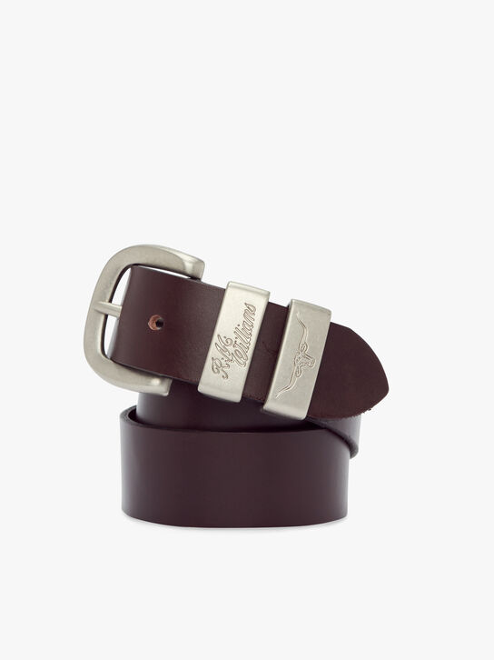 R.M Williams Solid Hide Belt: Chestnut
