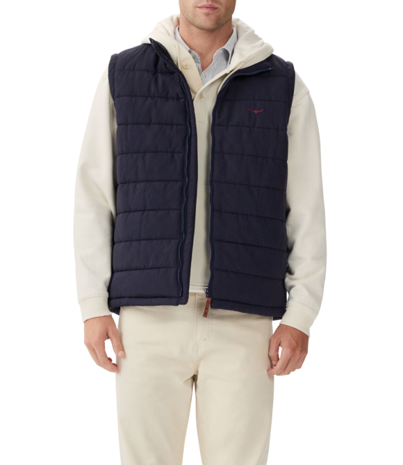 R.M Williams Patterson Creek Vest: Navy9900149958006
