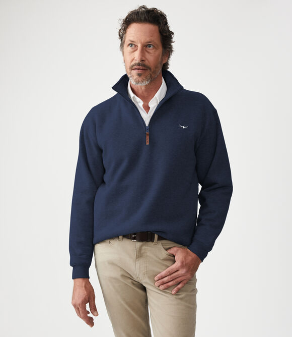 R.M Williams Mulyungarie Fleece: Navy