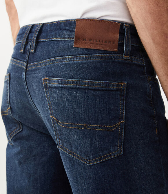 R.M Williams Ramco Jeans: Med Wash