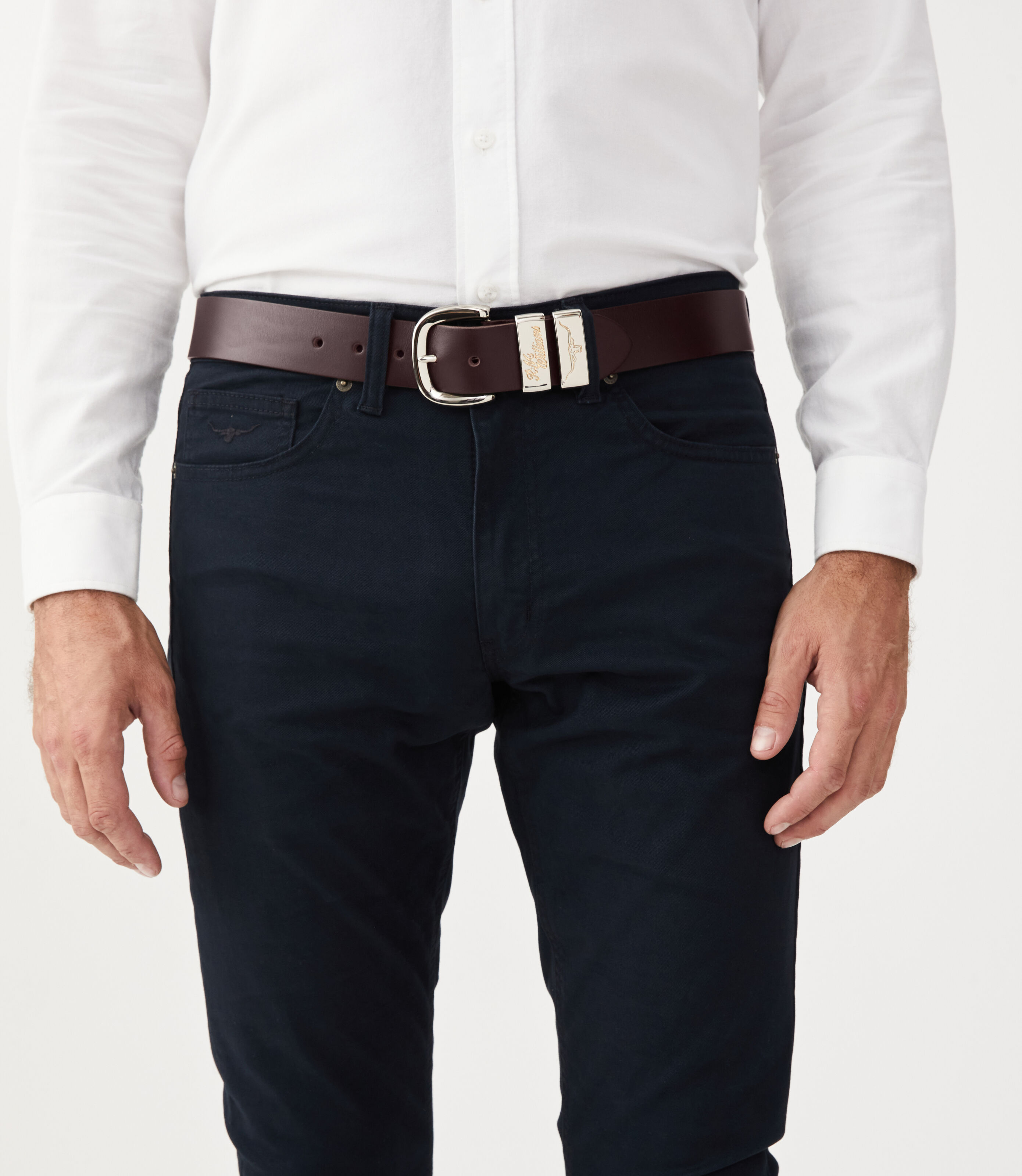 RM Williams 1 1 2 Jerrawa Belt Chestnut