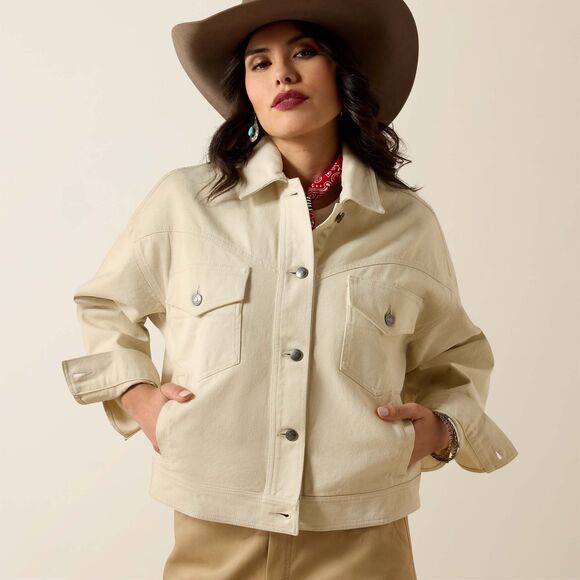 Ariat Solar Cotton Twill Jacket: Summer Sand