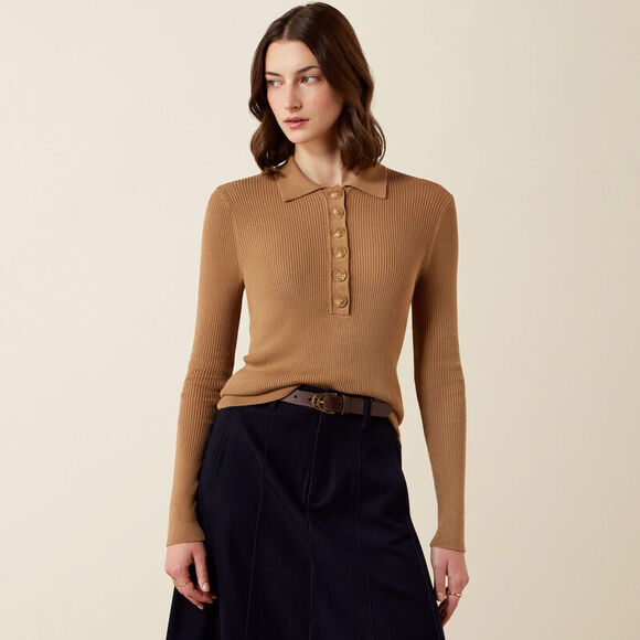 Ariat Winsthorpe Sweater: Tigers Eye