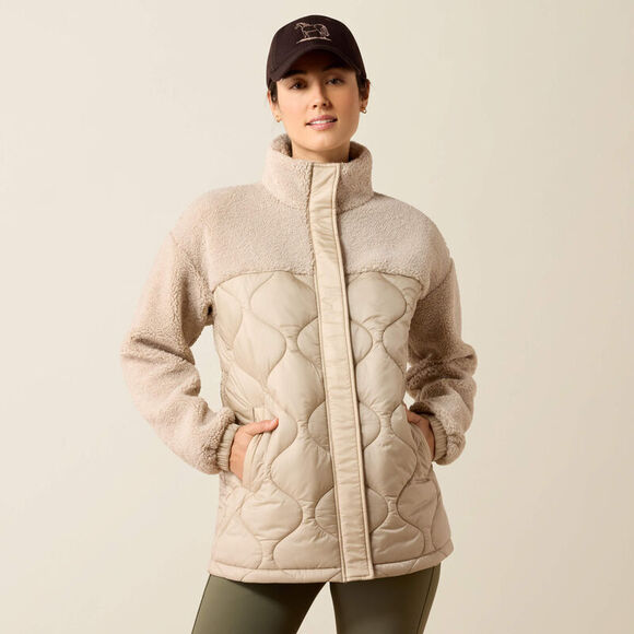 Ariat Sherpuff Jacket: Chateau Grey