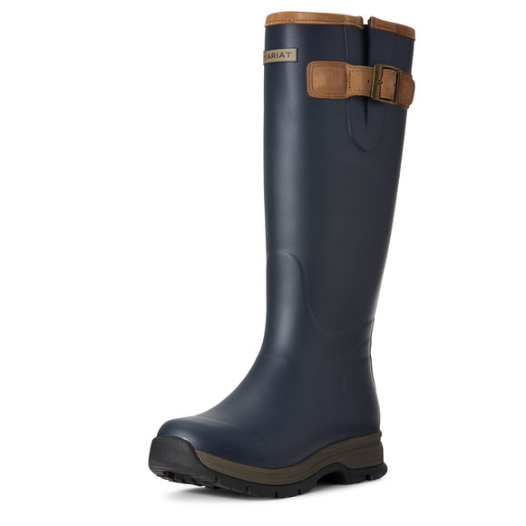 Ariat Burford Waterproof Rubber Boot: Navy