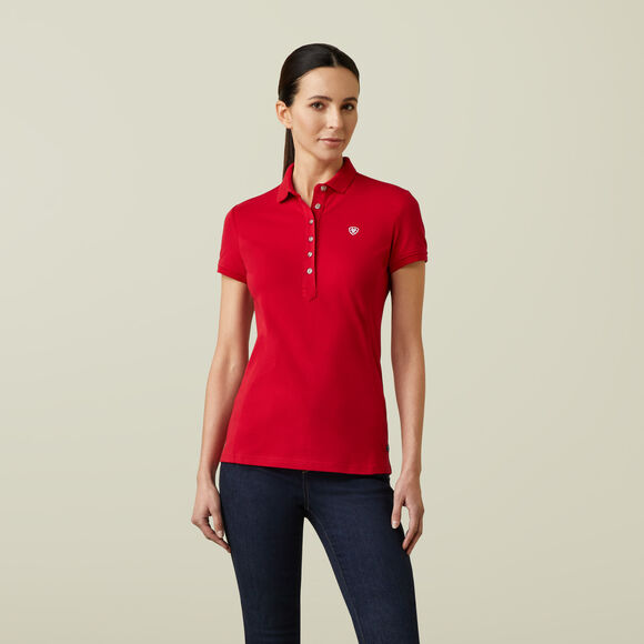 Ariat Prix Polo Shirt: Sundried Tomato