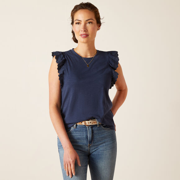 Airat Ludlow Top: Navy