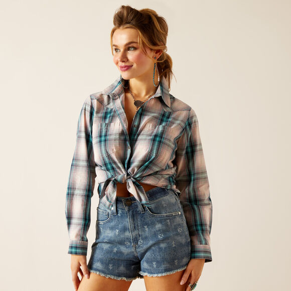Ariat Billie Jeans Shirt: Tomboy Plaid