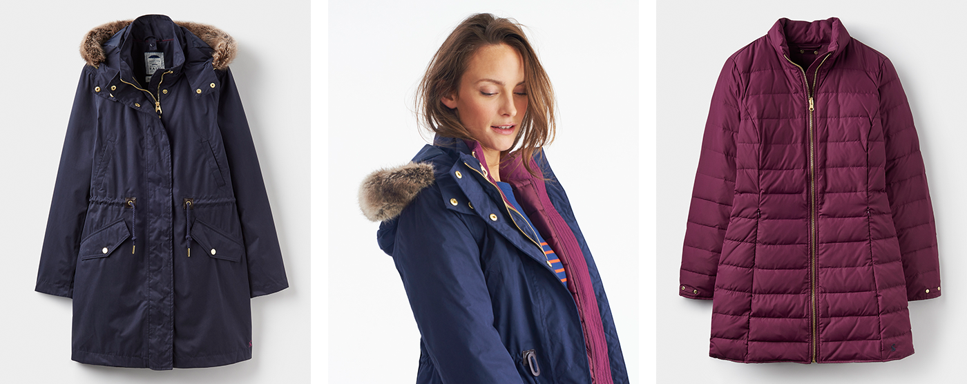 Joules Wyndfall 3-in-1- Parka-Marine Navy