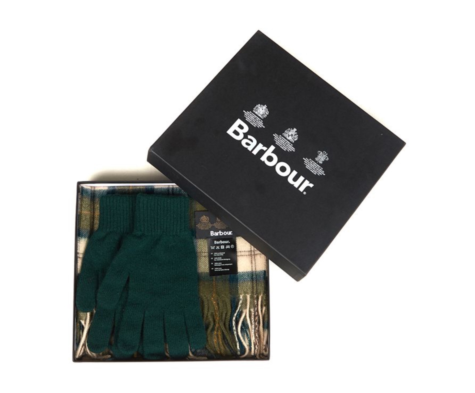 Barbour Scarf and Glove Gift Box