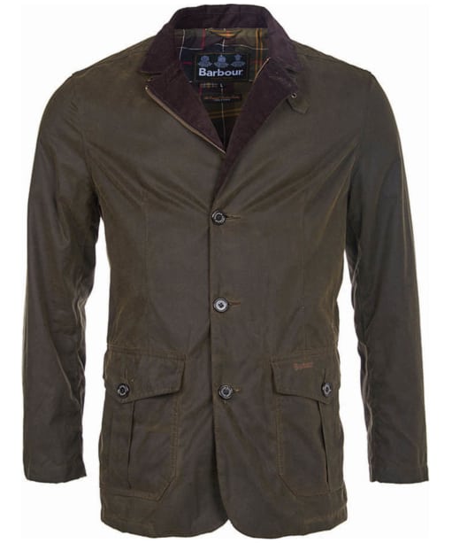 barbour parka lutz wax