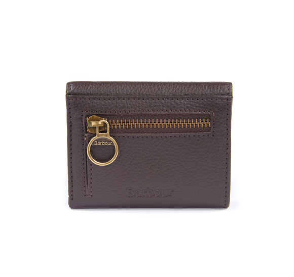 Barbour Billfold Leather Purse: Brown