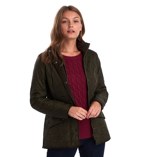 Barbour Cavalry Polarquilt Jacket: Olive