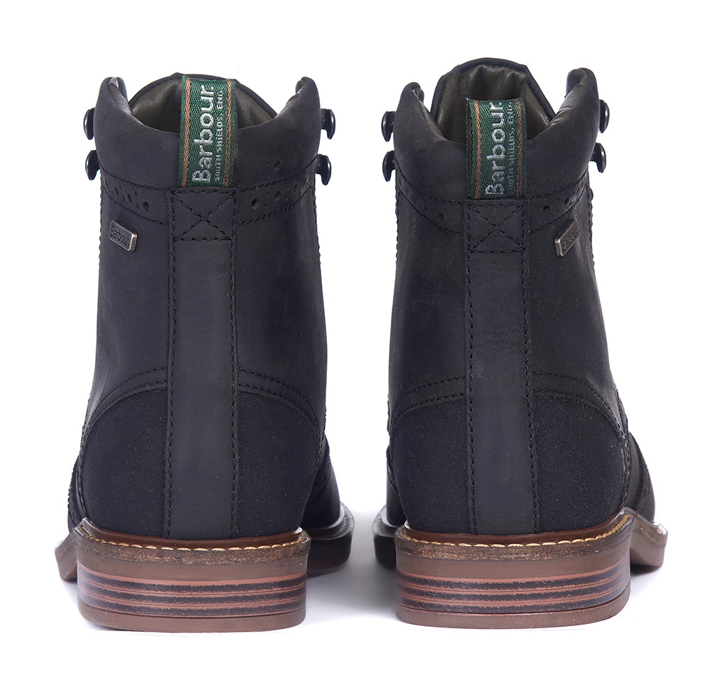 Barbour belford brogue discount boot black