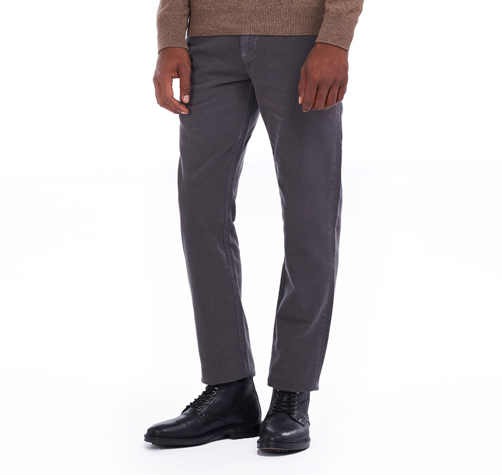 Artefact moleskin straight deals fit trouser dark grey