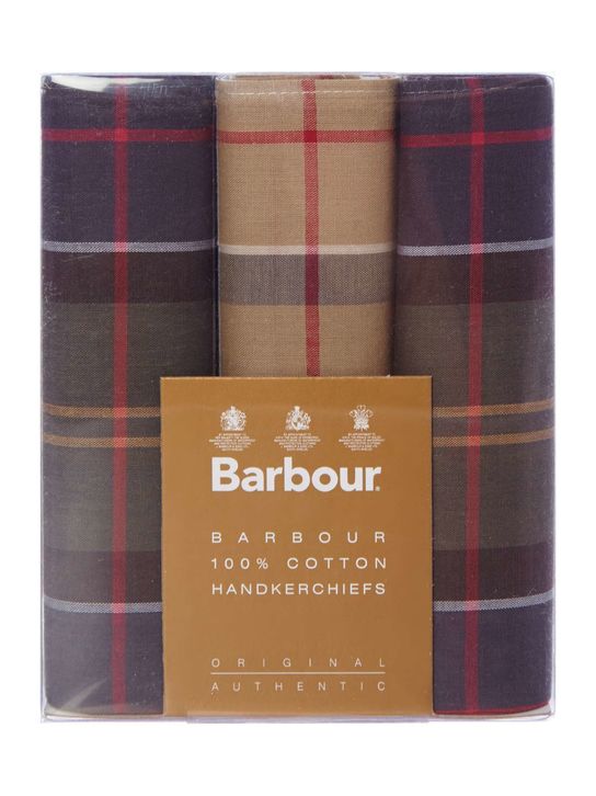 Barbour Tartan Handkerchief Boxed Gift Set: Classic