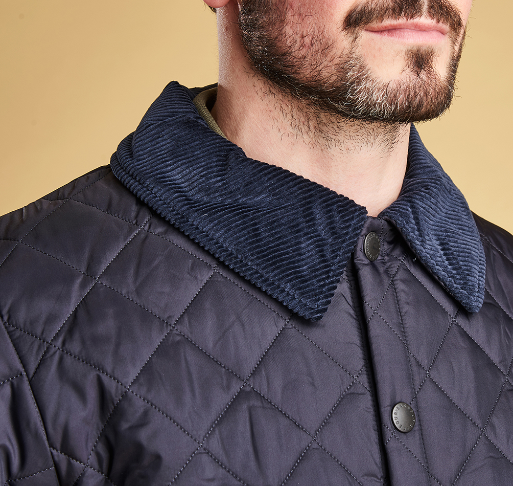 Barbour Liddesdale Quilted Jacket-Navy A