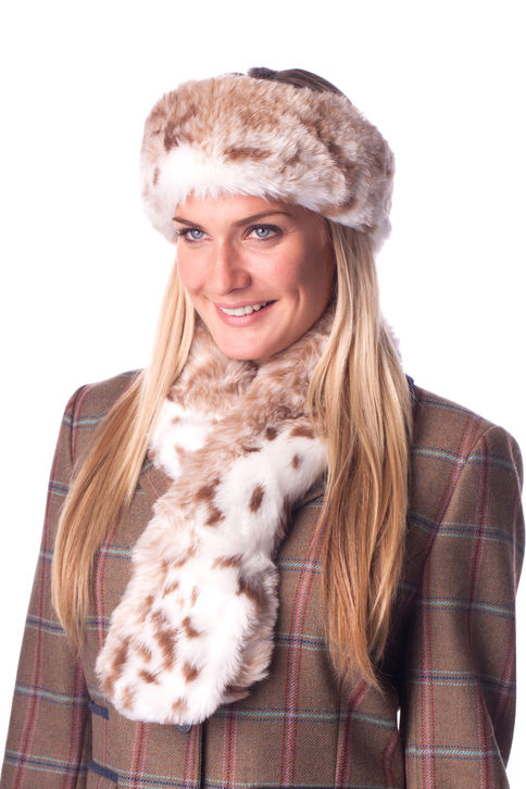 Dubarry Faux Fur Headband: Lynx