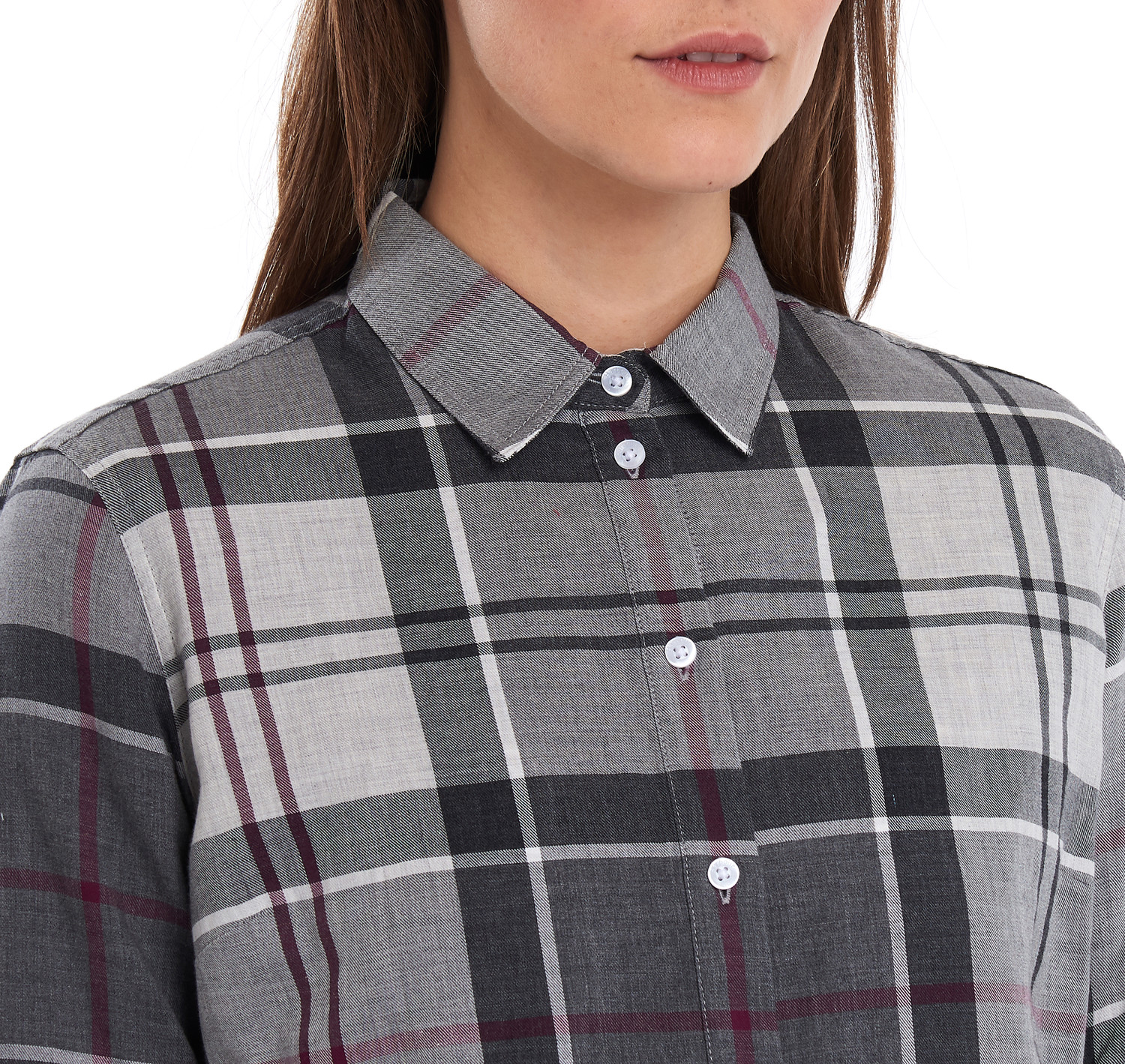 ladies barbour checked shirt