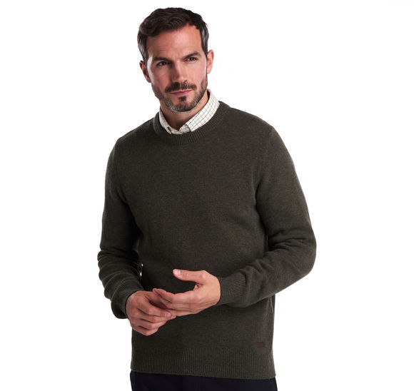 Barbour Nelson Essential Crew Neck Sweater: Seaweed