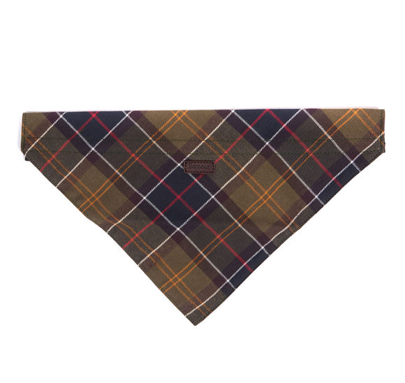 BARBOUR Dog Bandana: Tartan